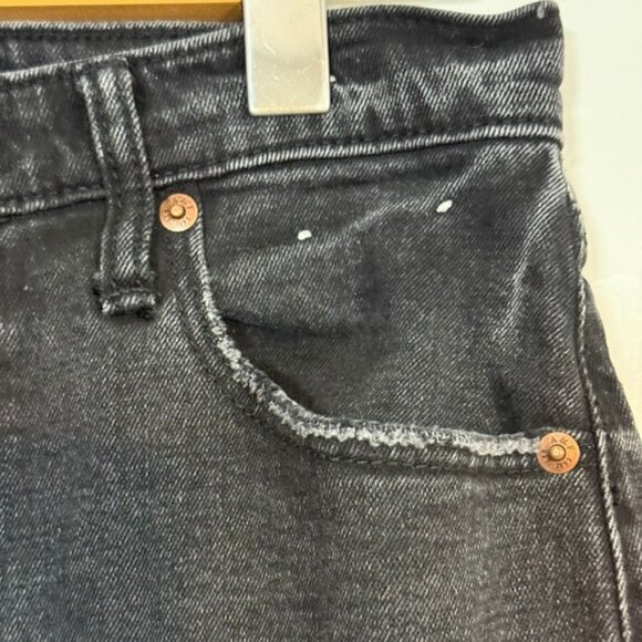 Abercrombie & Fitch Ultra High Rise Ankle Straight Jeans - Size 27 / 4R Curve - Picture 6 of 7